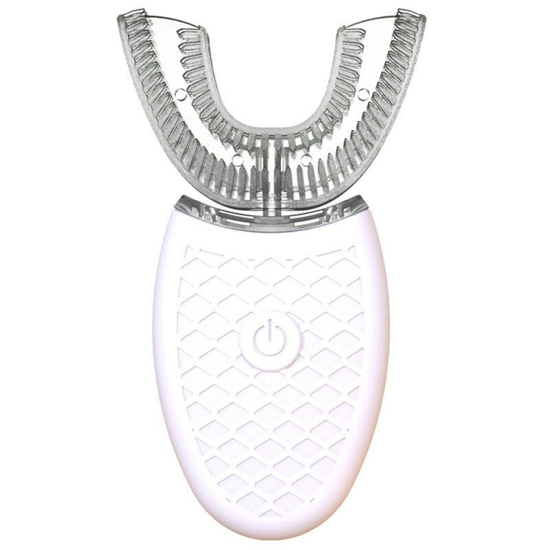 Cepillo de dientes eléctrico en forma de U, Sónico, pelo suave, instrumento de belleza dental para hombres y mujeres, carga automática