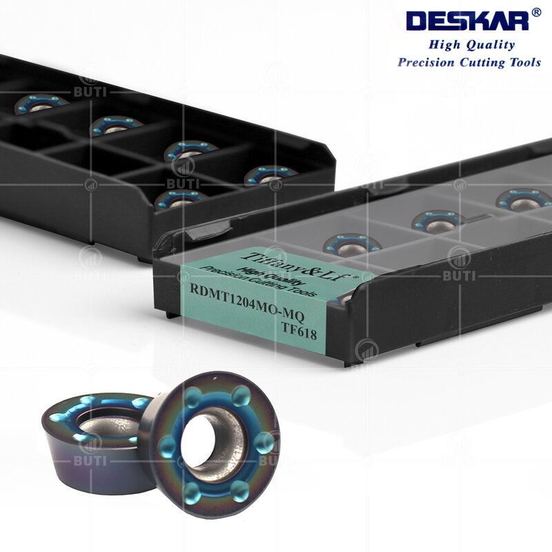 Dikar-高品質切断ツール,CNC旋盤切断機,切削工具部品,100% オリジナル,RDMT1204MO-MQ tf618