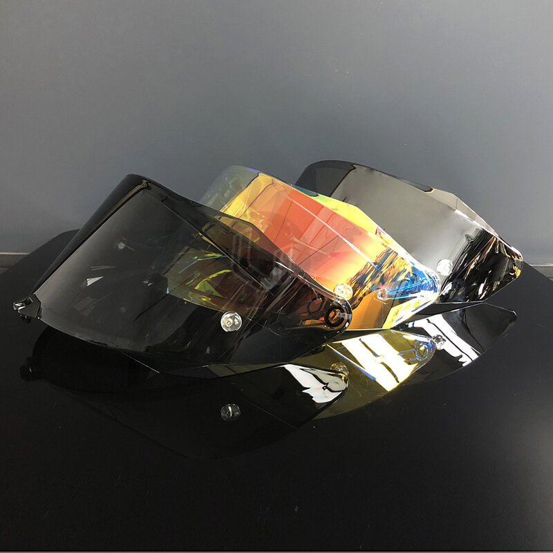 Lente de visera de casco R2R para motocicleta, visera de casco de cara completa, lente de repuesto para KYT R2R