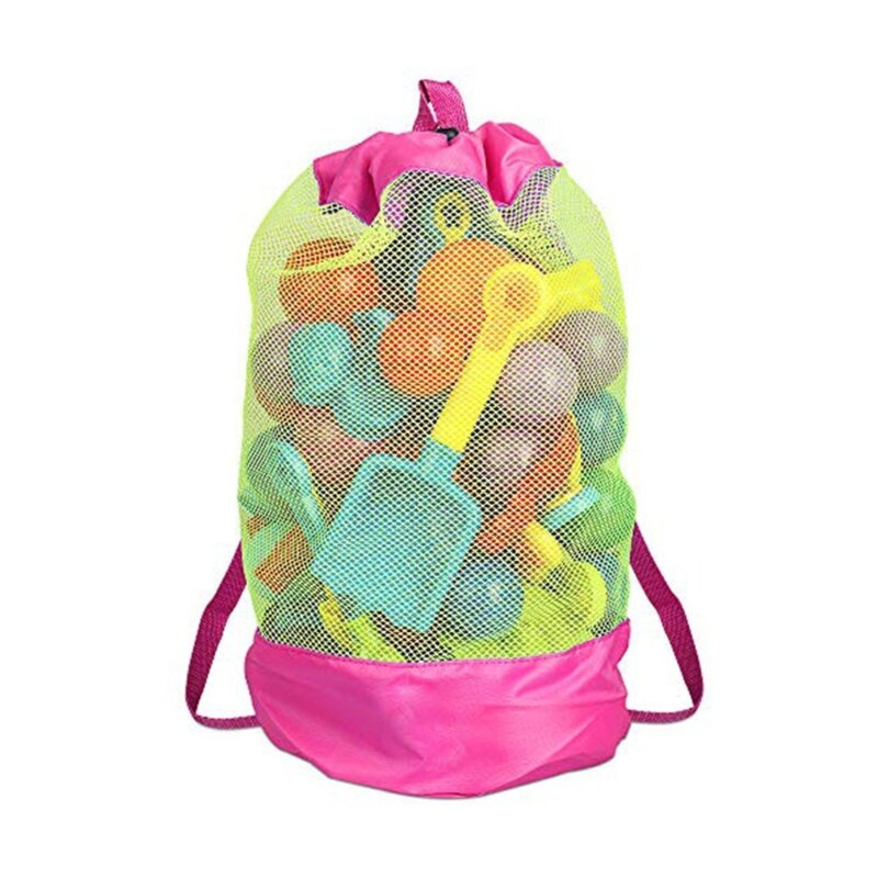 Пляжная сумка-органайзер для игрушек, очки для песка, бассейна, купальник, водонепроницаемый рюкзак, сетчатая сумка для и сумка