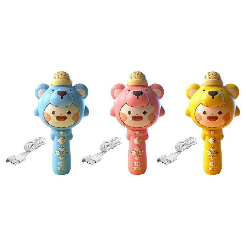 Bluetooth-Mikrofon mit LED-Lichtern für Mädchen Jungen Spielzeug große Geschenke