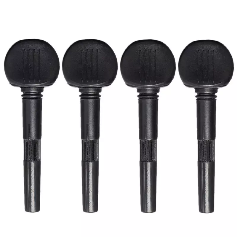 4PCS Violin Tuning Pegs Tuners Machine Heads G/D/A/E Finetune Geared Violin Peg Set For 4/4 3/4 Acoustic Violin Fiddle Violinos