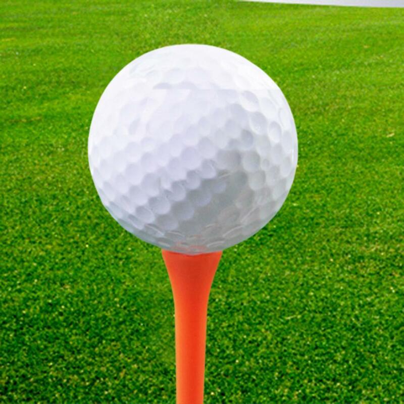 100ชิ้น/เซ็ต Golf Tees ลดแรงเสียดทานใช้กันอย่างแพร่หลายอุปกรณ์กอล์ฟสีผสมพลาสติก Tees กอล์ฟสำหรับสนามหญ้า