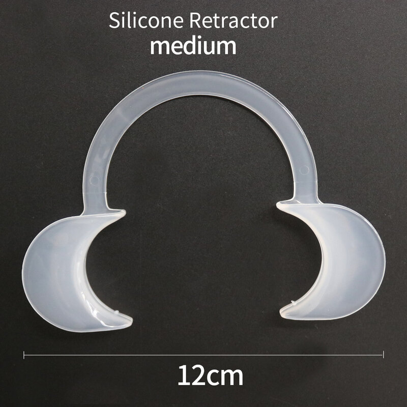 Retractor de silicona y plástico para odontología, abridor de boca Dental, en forma de O, 3D, para labios, mejillas