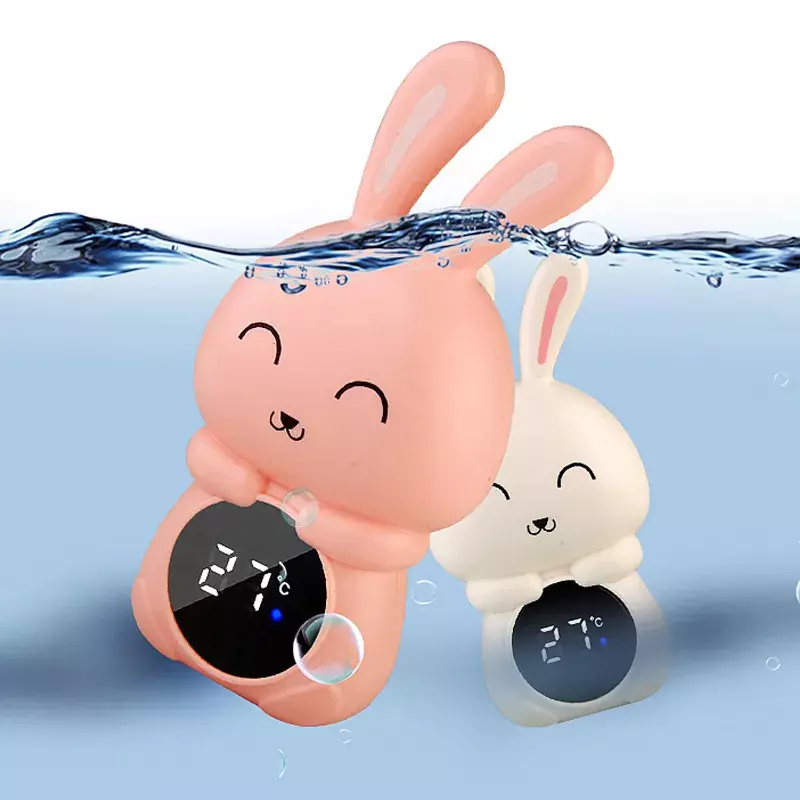 Miernik temperatury do kąpieli dla niemowląt pływający cyfrowy miernik temperatury wody do kąpieli dla niemowląt wyświetlacz LED urządzenie do pomiaru temperatury bezpieczeństwa kreskówka