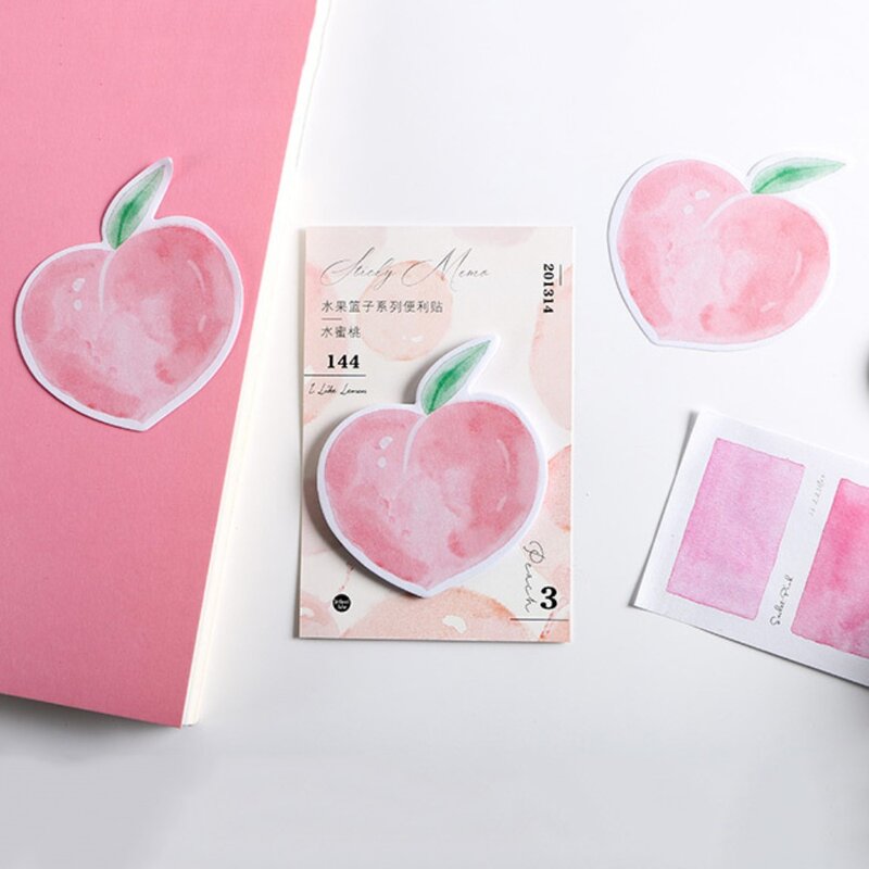 Kreatywna urocza naklejka na owoce o specjalnym kształcie notatnik papiernicze kreatywna naklejka samoprzylepna naklejka na owoce