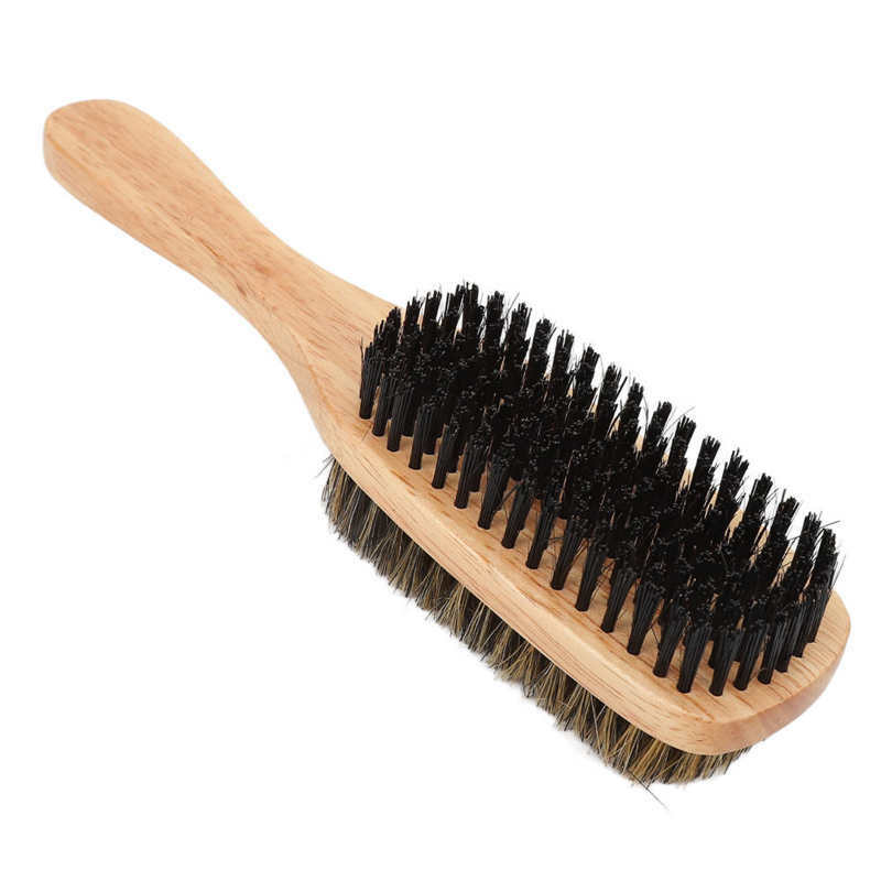 Escova de barba de homem inofensivo para pele dupla face escova de barba para casa