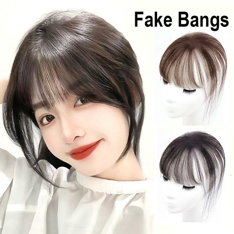 Air Bangs Patchwork Patchwork Wig One Card One Piece Bangs Natural Invisible Wig For Women