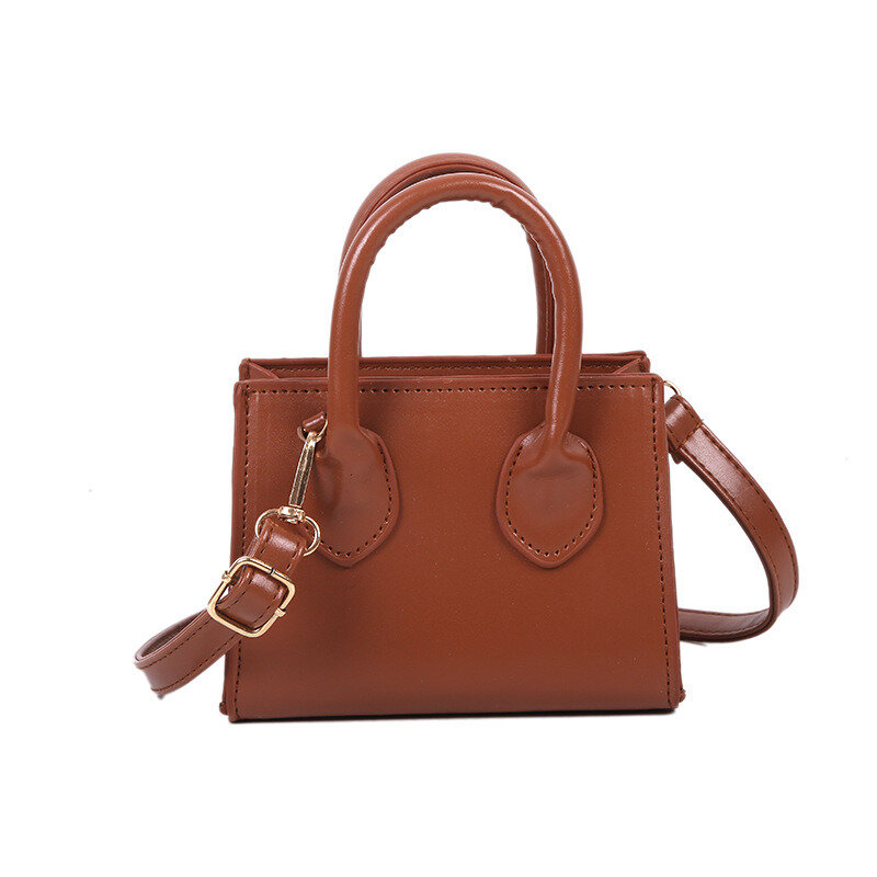 2024 Women Vintage Mini Crossbody bag PU Leather Small Elegant Shoulder Bag Casual Lady Handbag