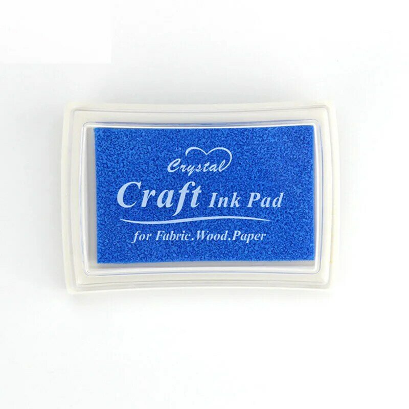 15สี Inkpad Handmade DIY Craft Oil Based Ink Pad ยางแสตมป์ผ้ากระดาษ Scrapbooking Pad ลายนิ้วมืองานแต่งงาน
