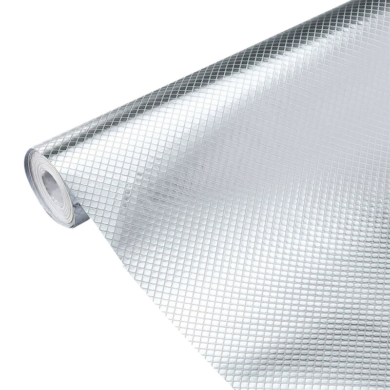 Papel tapiz de papel de aluminio impermeable a prueba de aceite para el hogar, palo de mesa de pared de cocina, oferta especial