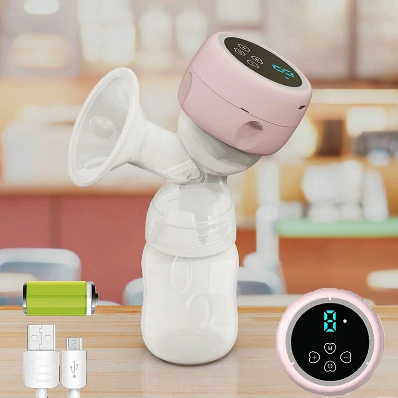 Pompa payudara elektrik, pompa payudara elektrik dengan kebisingan rendah, penarik susu otomatis, nyaman, perawatan Postpartum, botol susu 180ML