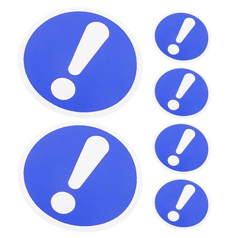 6 sztuk naklejki ostrzegawcze maszyna fabryczna znaki ostrzegawcze ostrzeżenie o bezpieczeństwie Logo Logo Stickersss samoprzylepne Logo
