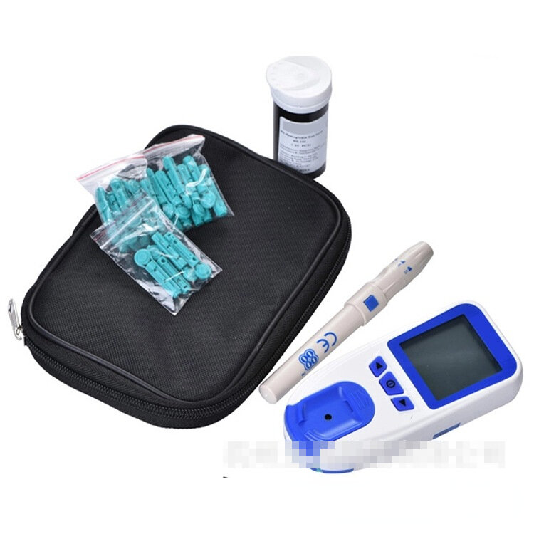 Grensoverschrijdende Hemoglobine Detector Analyzer Bloedarmoede Detectie Thuisgebruik Set Met 25 Hemoglobine Test Papier Engels