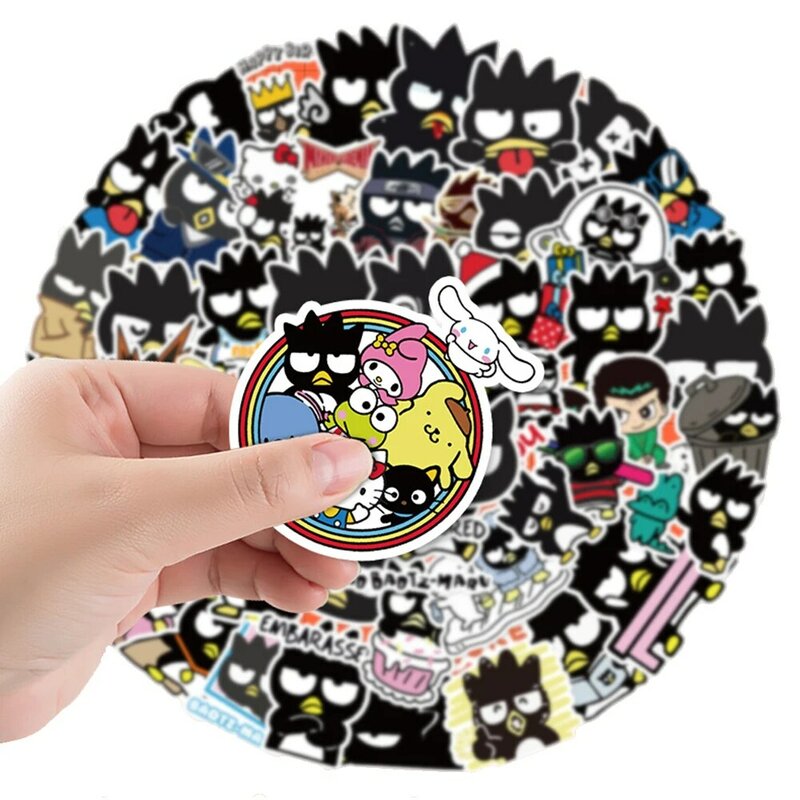 10/30/50pcs Sanrio Anime Stickers for Funny Cartoon BADBADTZ MARU Sticker Journal Stationery Laptop Cute Waterproof Sticker Toy