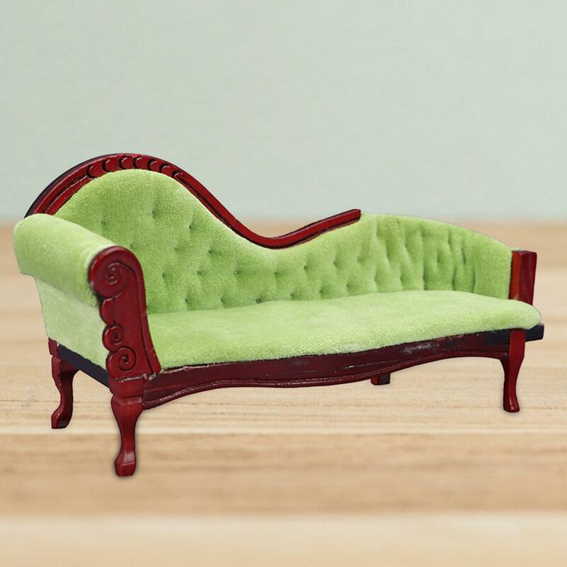 Lalka akcesoria do domu salon miniaturowe meble Sofa dla mikro element dekoracji krajobrazu rekwizyty fotograficzne Diorama DIY projekty imprezowe