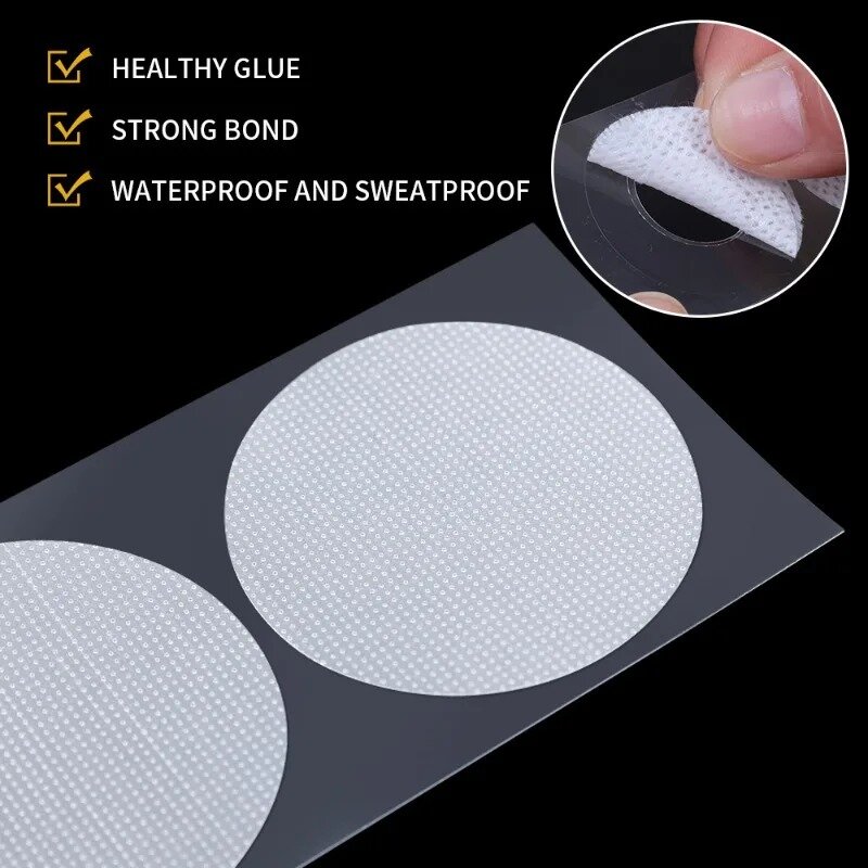 Brethable Nipple Covers for Men 30/60Pcs Waterproof Disposable Self-Adhesive Invisible Tights Suits Anti-bulge Nipple Stickers