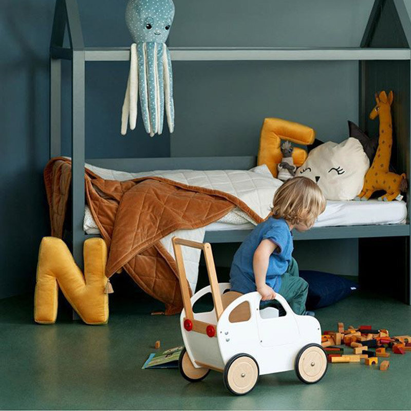 Almohada de fondo con 26 letras para niños, juguete de decoración de fondo de dormitorio, utilería para fotografía, regalo de fiesta, Baby Shower