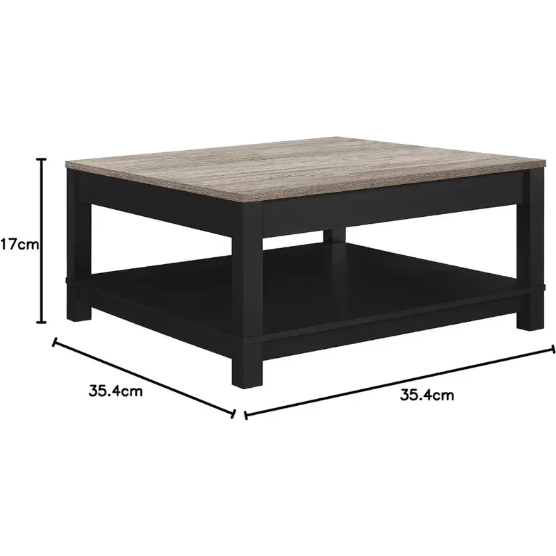 Coffee Tables Altra Carver Coffee Table Brings Chic Style to Your Living Room or Family Room.No Assembly Required Serving Center