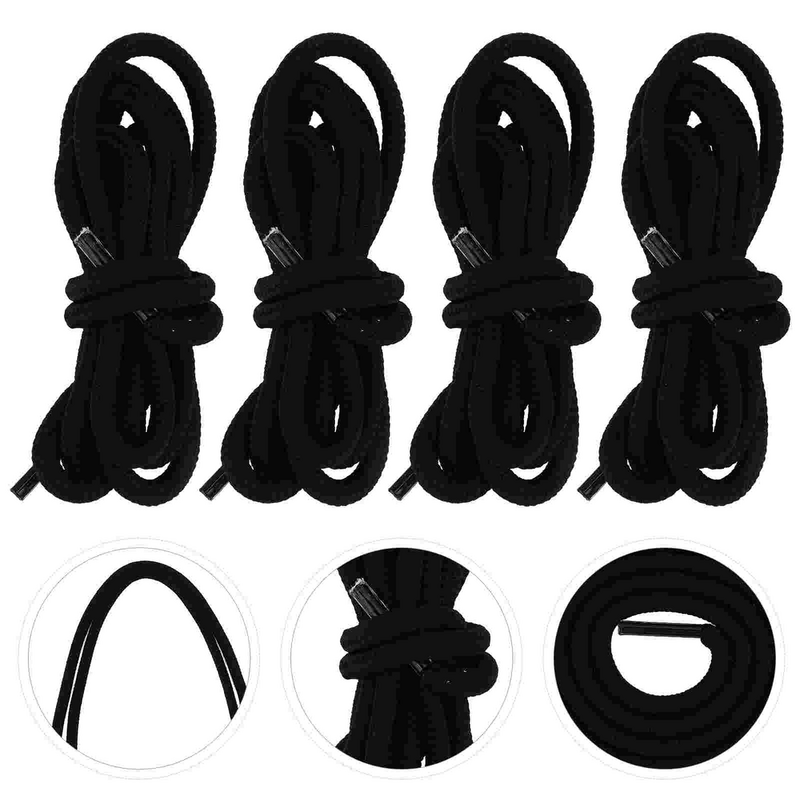 2 Pairs Shoelace Decor Decorative Shoelaces Flat Tie Shoes Accessories Polyester Stylish Footwear