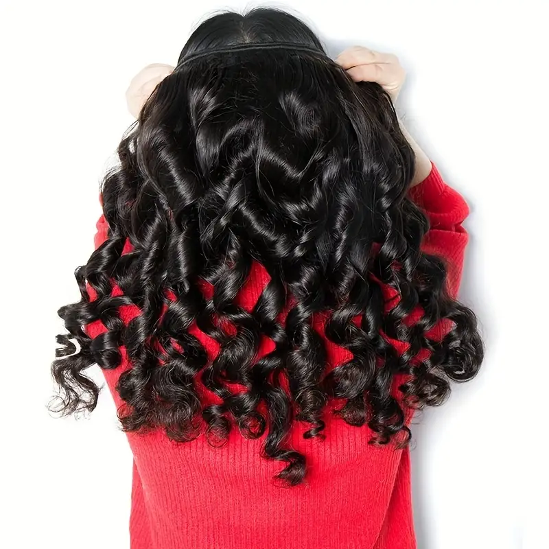 Brasileiras extensões de cabelo solto onda, cabelo humano tecer pacotes, 100% natural, 1 pc, 3 pcs, 4 pcs, 100g por pc