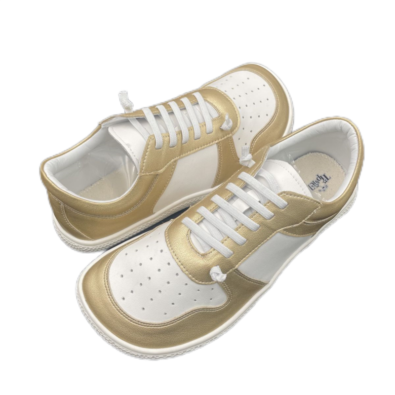 Tipsietoes Barefoot vera pelle 2024 nuova Sneaker per donna uomo Flat Soft Zero Drop Sole punta più larga scatola flessibile leggera