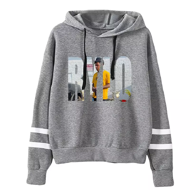 Rylo Rodriguez Merch Funny Hoodie Hip Hop Graphic Sweatshirt Poleron Hombre Unisex Streetwear Harajuku Tracksuit Y2K Clothes