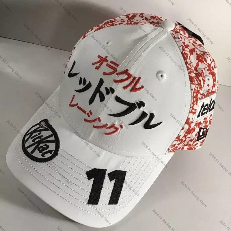 قبعة بيسبول سيرجيو بيريز يابانية ، قبعة فريق فيرستابين F1 ، قبعات دراجات نارية بصيغة 1 ،