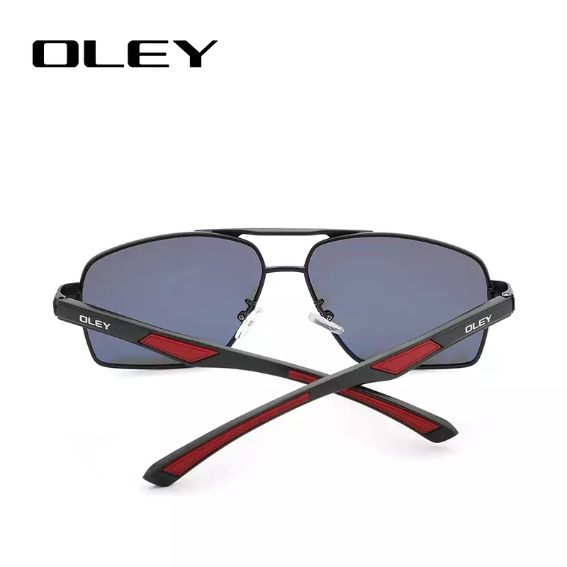 OLEY-gafas de sol polarizadas clásicas para hombre, lentes de aluminio que cambian de Color, con logotipo personalizado, diseño de marca