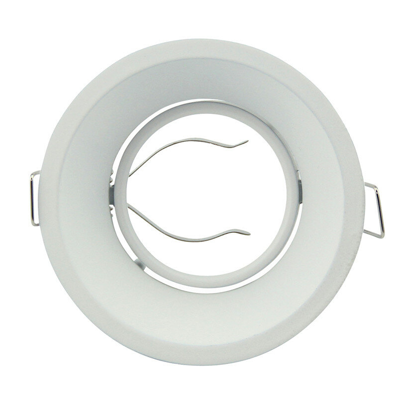 Plafonnier LED GU10 Encastrable en Aluminium, Rond et Carré, Luminaire Décoratif de Plafond