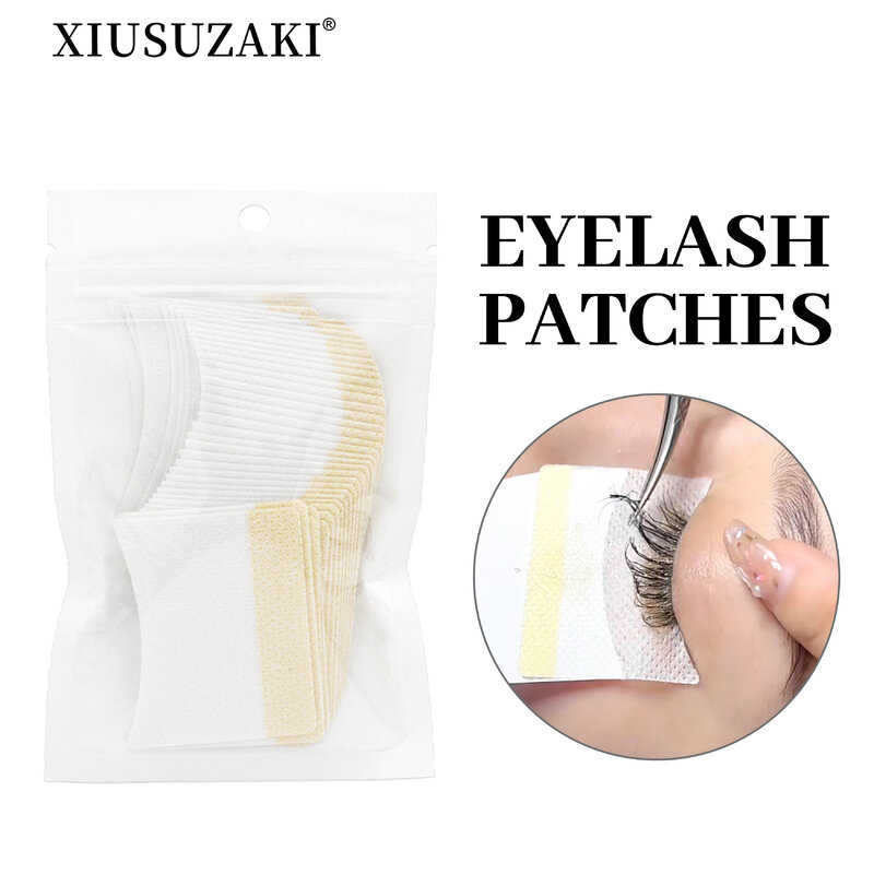 XIUSUZAKI-Descartável sob a almofada dos cílios, extensão dos cílios postiços, ferramentas de maquiagem para remover enxerto cílios, algodão, 40pcs