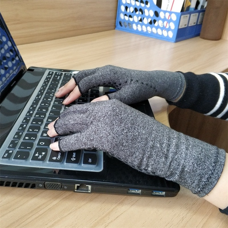 1 пара зимние перчатки при артрите сенсорный Экран перчатки анти Лечение артрита компрессионные перчатки и боль сброса соединения теплый