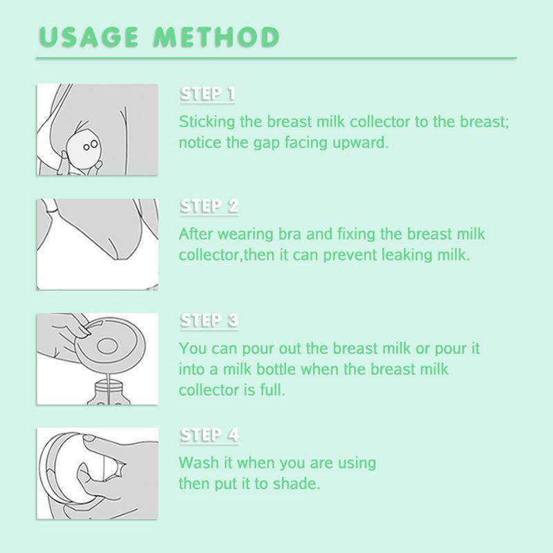 Penangkap susu untuk menyusui dapat dipakai untuk penangkap ASI ASI scrub untuk Bra cangkang payudara untuk nyeri puting Postpartum