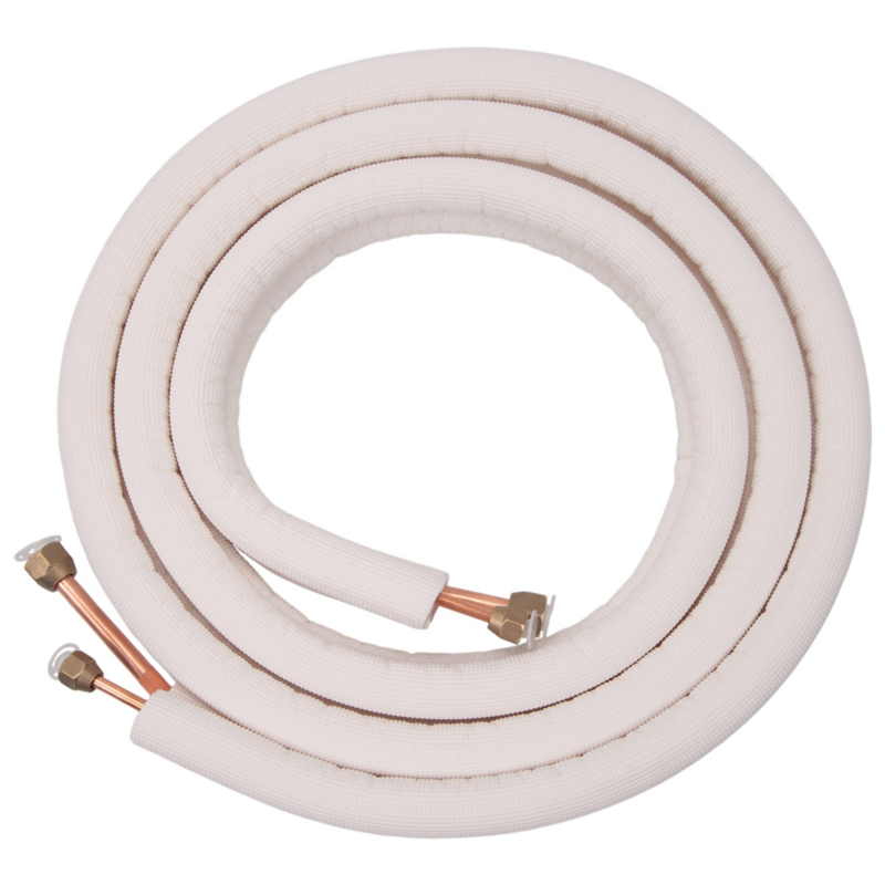 3Meter Air Conditioner Pair Coil Tube 1/4In 3/8In Insulated Aluminum Wire Set Air Conditioner Parts Refrigerant Tube