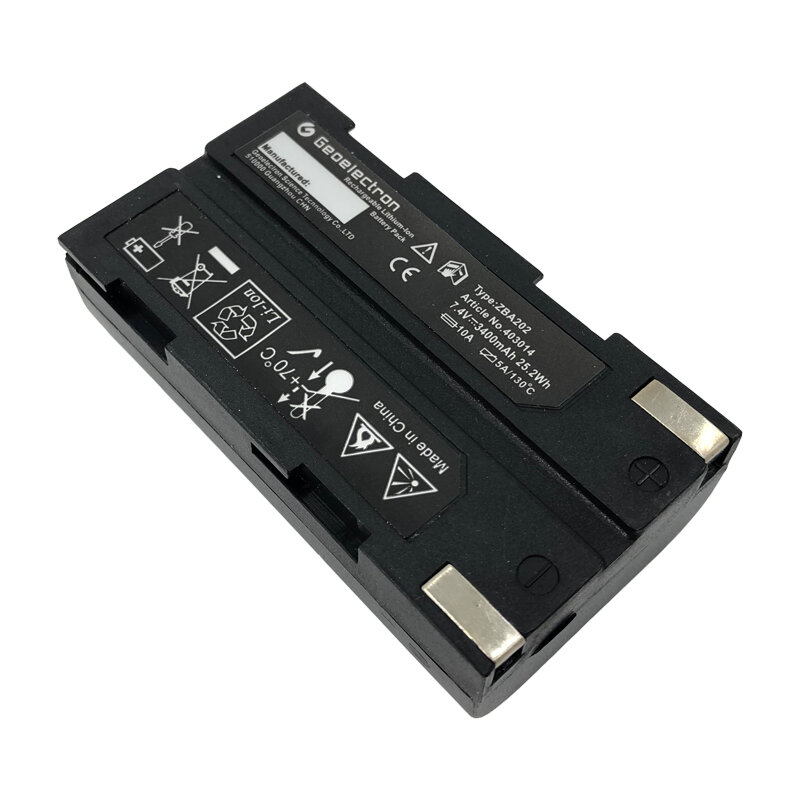 Batteria ZBA203 ZBA202 per strumenti di rilevamento GEOMAX Zeni-th 10/20/F2 GNSS 7.4V 3400mAh