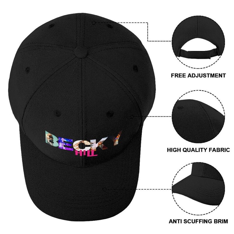 Becky hill kaus klasik, Stiker topi bisbol topi mewah topi matahari untuk pria wanita