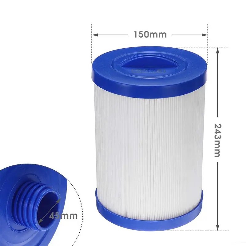 243x150mm Whirlpool filter für pww50 6ch-940 Whirlpool element Filter wanne Schwimmbad zubehör