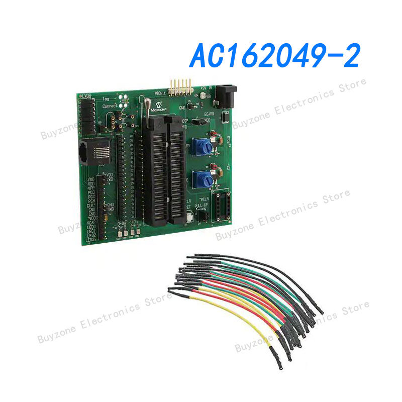 AC162049-2 범용 프로그래밍 모듈 2, 수동, 저렴한 회로 기판, MPLAB®회로 시뮬레이터