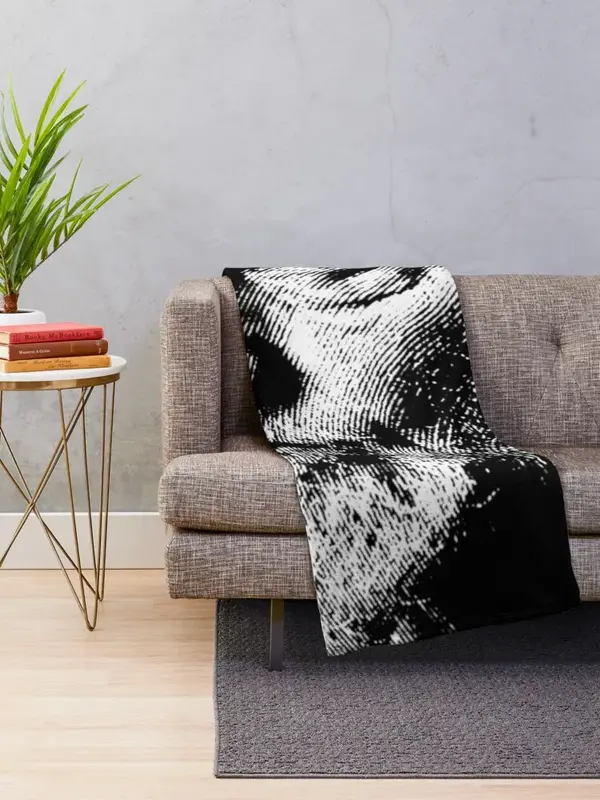 Retrato en blanco y negro de John Malkovich, manta de anime para cama, mantas turísticos