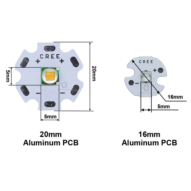 Hochleistungs-LED-Chip 5w-10w Cree xml t6 xml2 xm-l2 3,6 16mm 20mm 3v v Dioden für Taschenlampe Fahrrad Auto Zubehör Scheinwerfer
