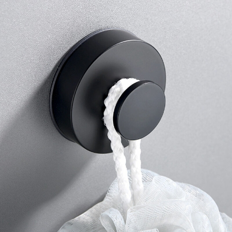 Czarne/białe próżniowe nasadki ssące haczyki dziurkacz bezpłatny haczyk na przyssawki haczyki na ścianę szklane kuchenne haczyki łazienkowe na ręcznik torebka