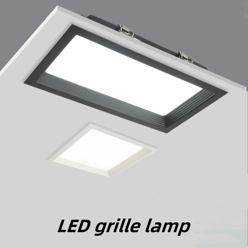 Luz descendente LED integrada de 1 panel, foco cuadrado de 12W, 18W y 24w, AC185V-260V de luz de techo