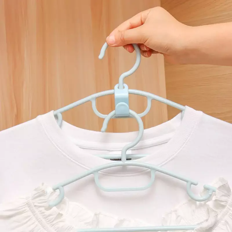 5 Stück Kleiderbügel Verbindungs haken Home Kleiderbügel Link Schnalle verdickt Kunststoff stapelbar Kleiderbügel Link Haken