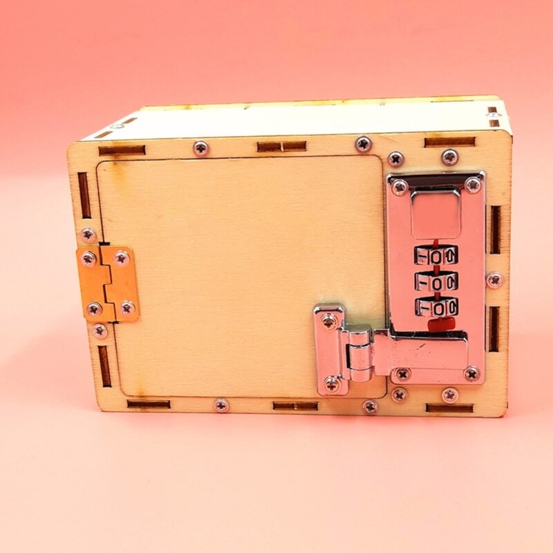 Jongens bouwspeelgoed Cryptex Strongbox voor Kid DIY Handcraft Assembly Toy