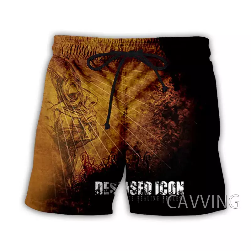 CAVVING 3D Printed   Despised Icon  Rock  Summer Beach Shorts Streetwear Quick Dry Casual Shorts Sweat Shorts for Women/men