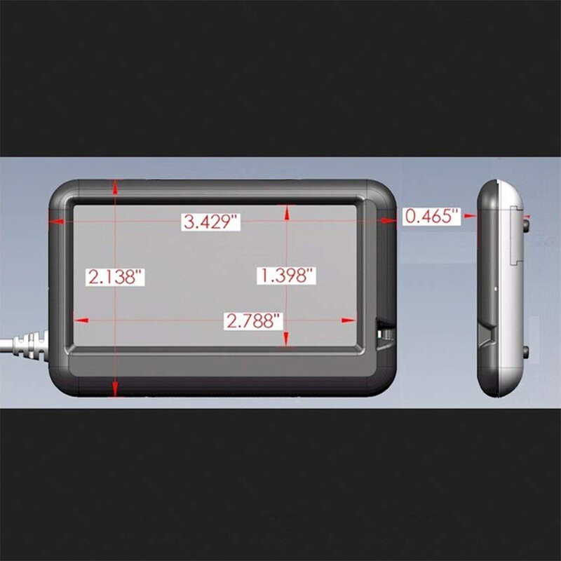 Мини-сканер кодов Gen 1 R53 UltraGauge EM Plus OBD II, OBD2-Ультра-датчик EM Plus v1.4c с крючком и петлей