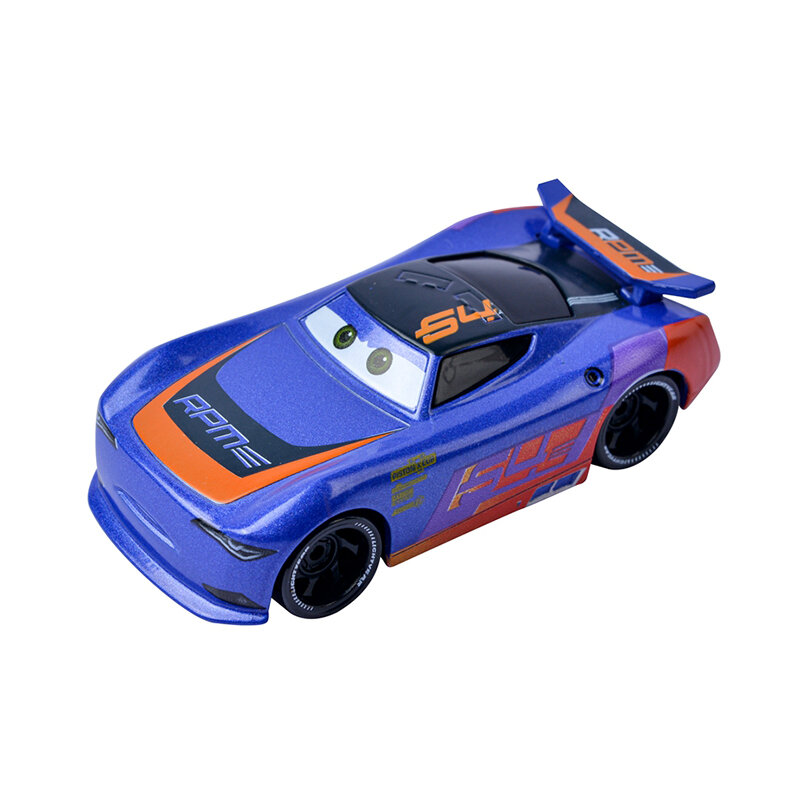 Disney-coche Pixar Cars 3 Lightning McQueen 1:55 para niños, juguete de aleación de Metal fundido a presión, regalo de cumpleaños, 100%