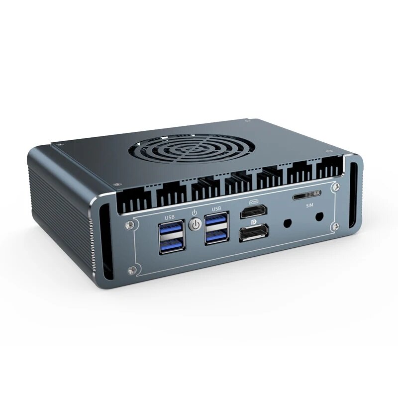 Roteador de Firewall Intel N100, Alumínio, Mini PC Computer, PVE, Intel, 4x i226, LAN 2.5G, Celeron N5105, J4125, 12th Gen, Ventilador