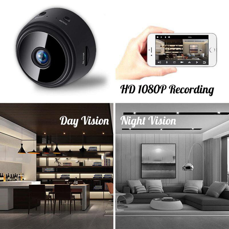 Мини-IP-камера A9 1080p HD Беспроводная с поддержкой Wi-Fi