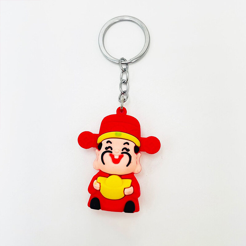 New Year Bag Pendant Cartoon God Of Wealth Bag Pendants Good Fortune And Good Fortune Creative Gift